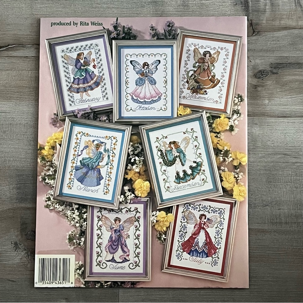NWT American School of Needlework “Birthday Faeries” Counted Cross Stitch Book - Picture 12 of 13